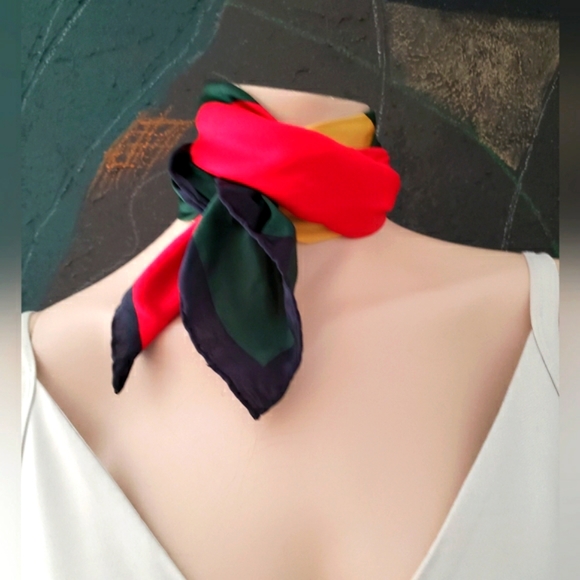 Peter Nygard | Jewel-toned Silk Scarf - Picture 11 of 12